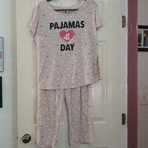 Pink pajamas